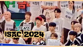 &TEAM (앤팀) at ISAC (아육대) 2024 - Dance Break Segment Reaction [Fancams]