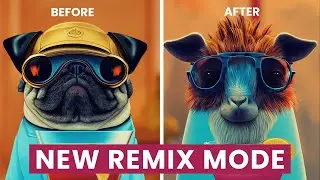 Midjourney’s NEW Remix Mode is AMAZING!