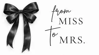 2 Hour Black & White Bridal Shower & Bachelorette Wallpaper | From Miss to Mrs | No Music