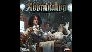 ABOMINATION: THE HEIR OF FRANKENSTEIN Board Game Unboxing Plaid Hat Games