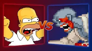 MUGEN Battle - Homer Simpson vs Biohazard