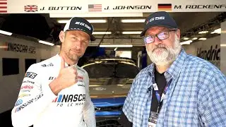 Garage 56 Jenson Button on the First Outing at Le Mans in the NASCAR Chevy Camaro ZL1 Cup Car