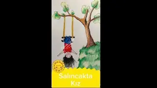 Salıncak resmi, salıncak resmi nasıl çizilir, salıncak resmi çizimi, salıncak resmi nasıl yapılır,