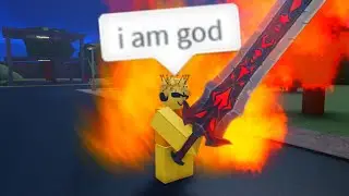 The GOD GAMEPASS in Totally Accurate Gun Simulator