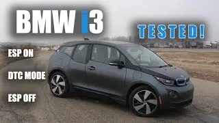 Which Is Faster Around The Track? BMW i3 W/ ESP On, Backed Off, Or All Safety Systems Disabled!