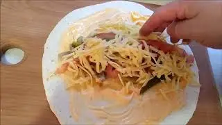 Сэндвич-Ролл (Шаурма) в Мексиканской лепёшке.