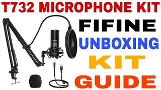 Fifine T732 Microphone Kit Unboxing And Review