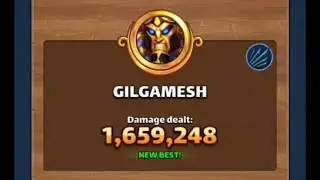 Empires and Puzzles - Mythic Titan Gilgamesh - Yellow team w/ Norns