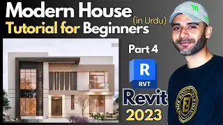 Modern house design in Revit 2023 | Part 4 | For beginners |