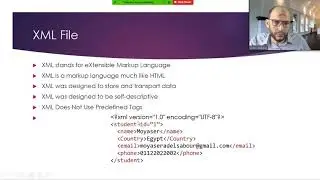 31 Python Handling Data Course XML files Introduction to XML, create first xml file