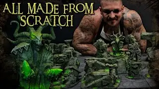 How to make Warhammer Skaven temple terrain
