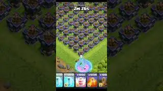 clone spell with skeleton spell mixed 🤣🤣🤣 (Clash of clans) #coc #clashofclans #shortsfeed #shorts