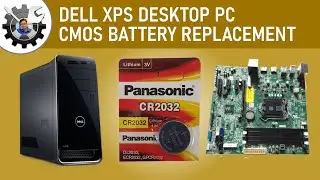 Dell XPS Desktop PC CMOS Battery Replacement
