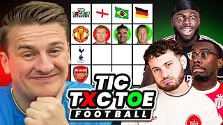 FOOTBALL TIC TAC TOE Vs @FrontThree 3 VERSUS 1