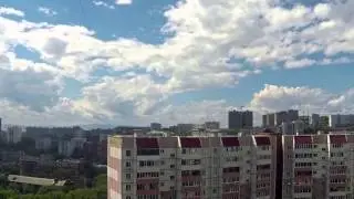 Clouds under Vladivostok, Timelapse footage