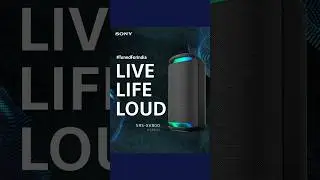 Turn Up the Party Vibes with Sony XV800: Omnidirectional Sound & Colorful Lights! | Sony India