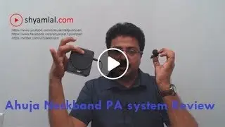 Ahuja Neckband PA system NBA 15 | review in Malayalam