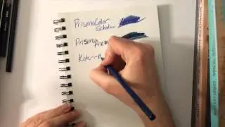 Artist Colored Pencil Demonstration Prisma Premier Scholar Derwent Blick Faber Castell Woodless