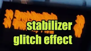 stabilizer glitch effect (DaVinci Resolve)