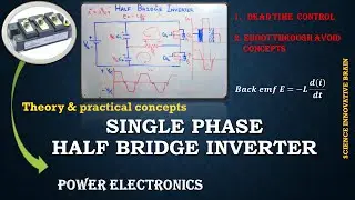 what is Half  Bridge Inverter : Circuit diagram  & its working