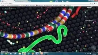 Slither.io Big Circle Strategy 11,000 Score!