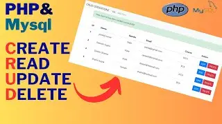 PHP CRUD (Create, Read, Update, Delete) Operations with MYSQLi Database