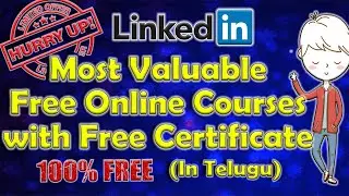 Top 10 Most Valuable Free Online Courses with Free Certification | Lifetime 💯% Free | Don't Miss It