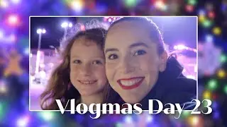 ICE SKATING ON CHRISTMAS EVE EVE | Vlogmas