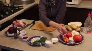 Борщ из казана