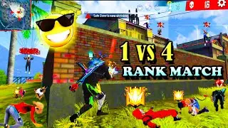 Full Rush in SOLO Vs SQUAD New High Ranked Match - Garena Free Fire