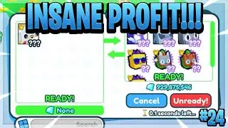 Trading Montage #24!! | INSANE PROFIT!! | Pet sim x