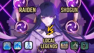Raiden Shogun Eliminate Fontaine's Legends | GENSHIN IMPACT
