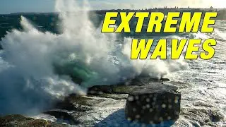 EXTREME WAVES Impact Bondi Beach Australia - 16 December, 2022