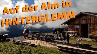 Sägen mit Traumkulisse ⛰️ auf der Alm in Hinterglemm (1700hm) im Zeitraffer #sawmill #hinterglemm