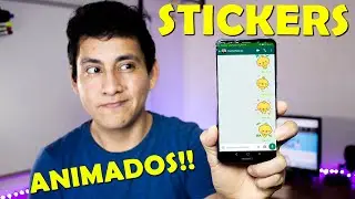 New ANIMATED STICKERS on Whatsapp ⚡⚡ | Try them now!