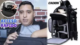 💼 Mochila para Camara, Tripode y Accesorios Caden | Transporte Seguro
