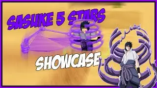 Max upgrade Sasuke 5 Stars Showcase | All star tower defense