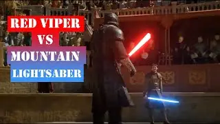 Lightsaber Duel- Red Viper VS The Mountain
