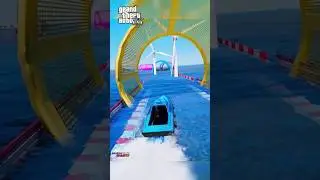 Spider-Man Motor Boat Epic Stunt GTA V #gta #gta5
