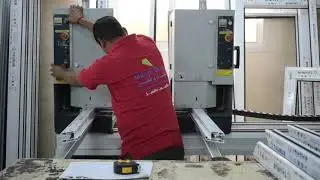 Providing Thick Windows Aluminum Frame from Mimari Qatar ... Hard work and long process!