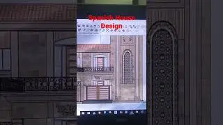 SketchUP PRO 22 // Spanish Style House Design / 2023