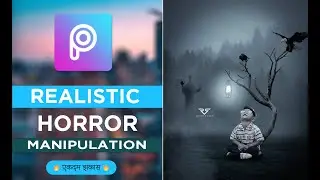 Horror Photo Manipulation Tutorial In Picsart / Picsart Photo Editing Manipulation -BY Rishi Editz
