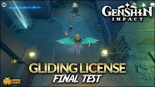 Genshin Impact - Gliding License Final Test [JPN Dub]
