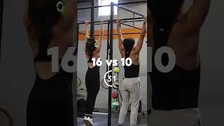 Wifey vs Hubby Pullup Challenge