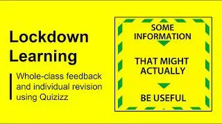 Using Quizizz for formative assessment and revision