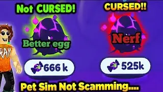 (OLD) This is why 666k Cursed Egg is better Than 525k Cursed Egg | Pet Simulator X
