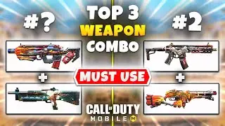 Top 3 BEST Weapon Combo In Season 9 Battle Royale | COD Mobile | BEST Weapon Combo For All BR Maps