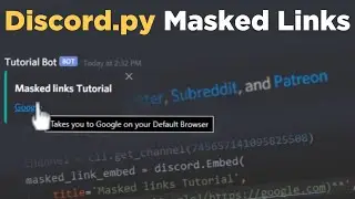 How to create Masked Links in bot Embeds in Discord.py