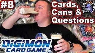 Cards, Cans & Questions! #8 Random Loose Booster Packs! (Digimon Card Game) 