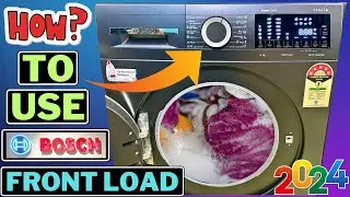How to Use Bosch Series 6 Front Load Washing Machine WAG2341PIN | Full Program & Function Guide